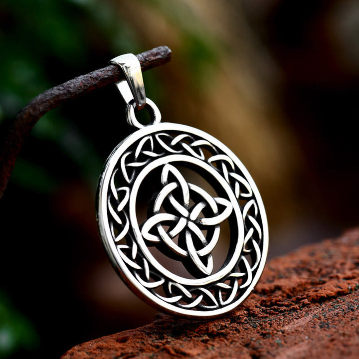 WorldNorse Celtic Knot Round Necklace - image 1