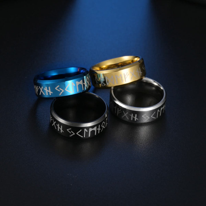 WorldNorse Viking Runes Men Ring