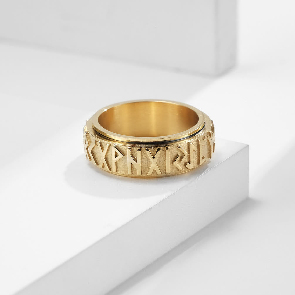 WorldNorse Viking Runes Men Ring