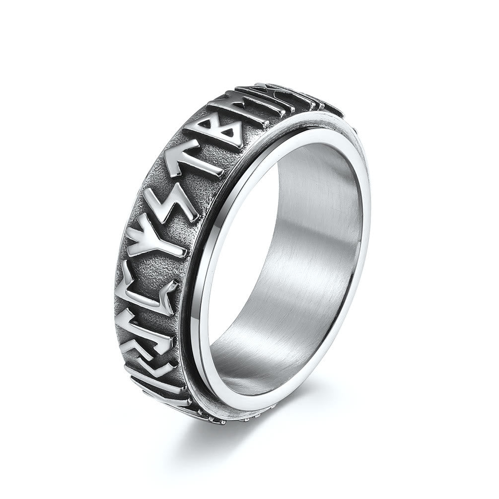 WorldNorse Viking Runes Men Ring