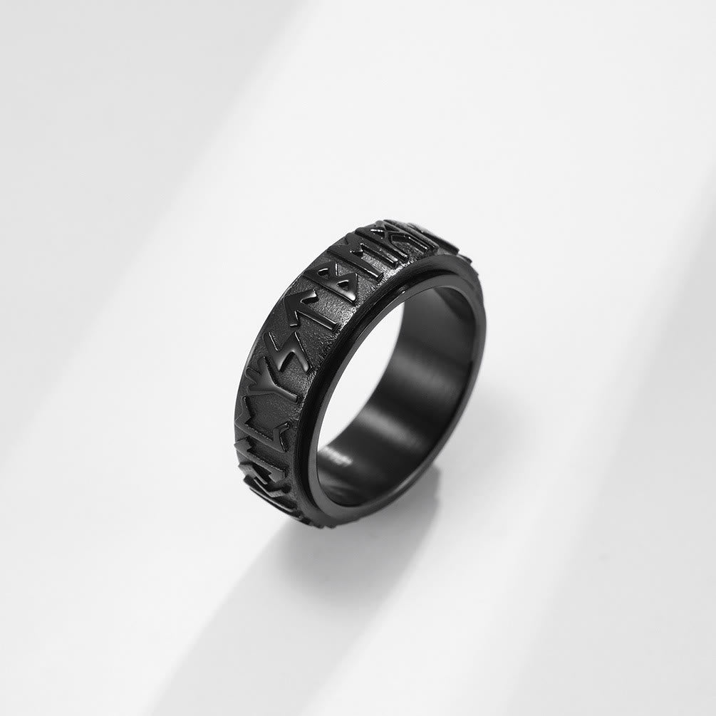 WorldNorse Viking Runes Men Ring