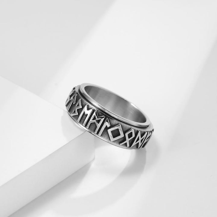 WorldNorse Viking Runes Men Ring