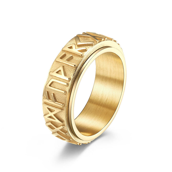 WorldNorse Viking Runes Men Ring