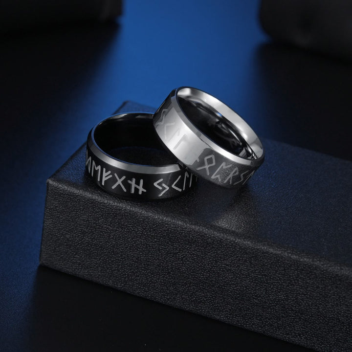 WorldNorse Viking Runes Men Ring