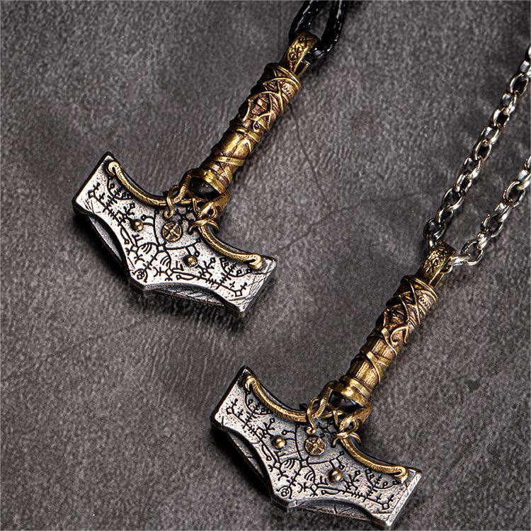 WorldNorse Handcrafted 925 Silver Mjolnir Necklace - image 1