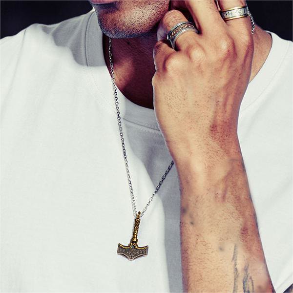 WorldNorse Handcrafted 925 Silver Mjolnir Necklace - image 4