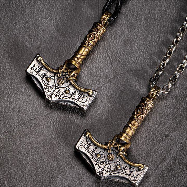 WorldNorse 925 Sterling Silver Mjolnir Necklace - image 1