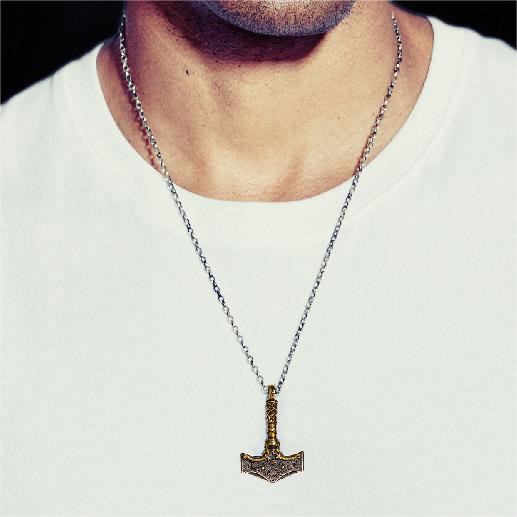 WorldNorse Handcrafted 925 Silver Mjolnir Necklace - image 3