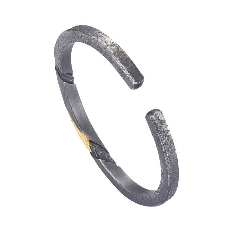 FREE Today: Flowing Fire Gold Inlay Adjustable Bracelet / Ring