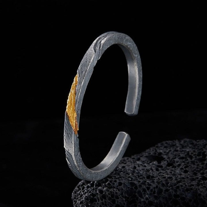 FREE Today: Flowing Fire Gold Inlay Adjustable Bracelet / Ring