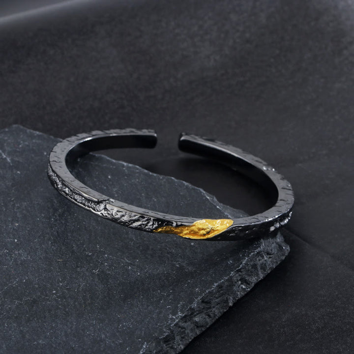 FREE Today: Flowing Fire Gold Inlay Adjustable Bracelet / Ring - Flowing Fire Bracelet#Black - image 5