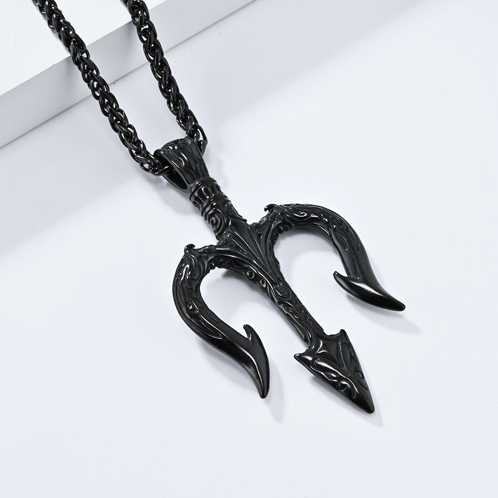 WorldNorse "Power and Courage" Poseidon Trident Necklace - image 3
