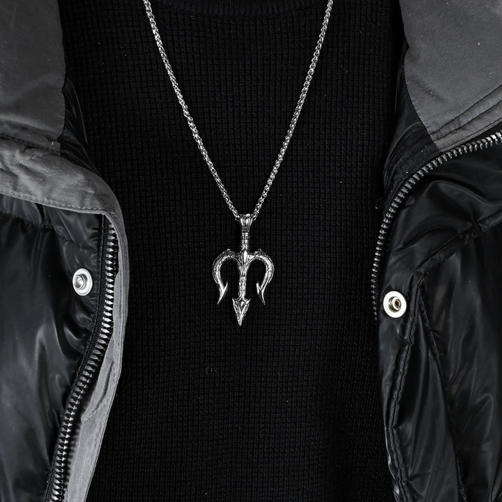 WorldNorse "Power and Courage" Poseidon Trident Necklace - image 6
