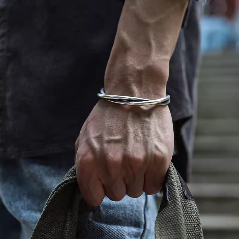 WorldNorse Handmade Twist Wire Open Bracelet - Bracelet - image 0