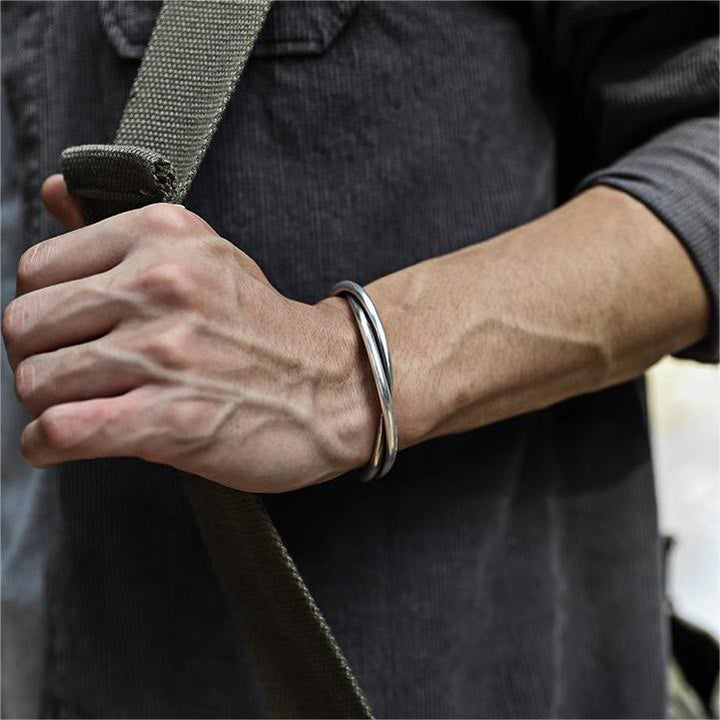 WorldNorse Handmade Twist Wire Open Bracelet - image 1