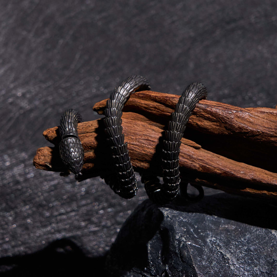 WorldNorse Vintage Stainless Steel Snake Chain Necklace & Bracelet - image 7