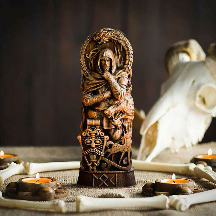 WorldNorse Viking God Loki Resin Sculpture - Loki - image 0