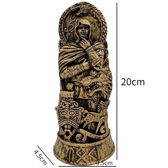 WorldNorse Viking God Loki Resin Sculpture - image 5