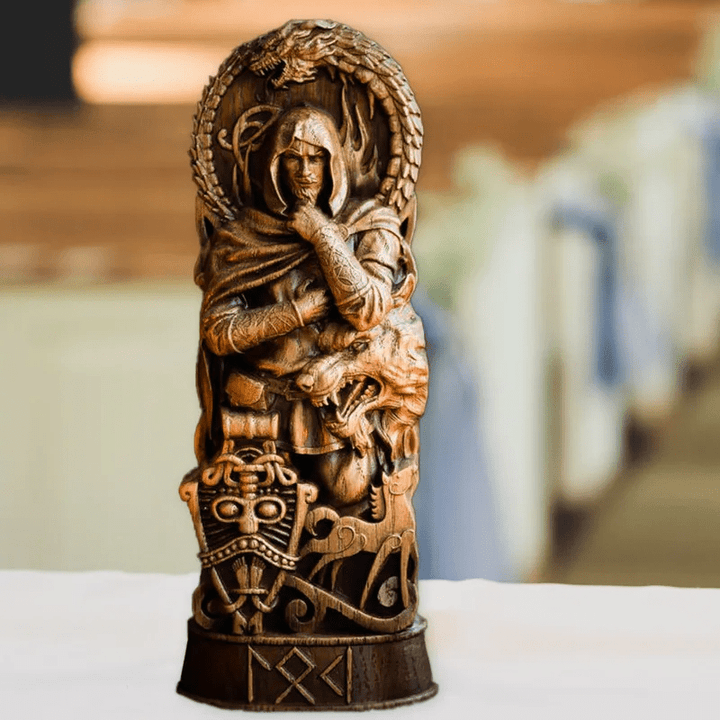 WorldNorse Viking God Loki Resin Sculpture - image 2