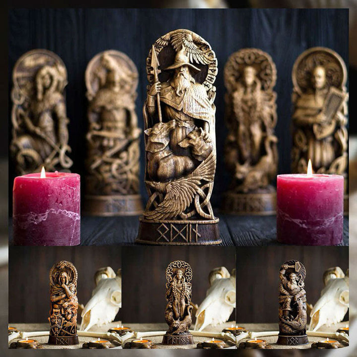 WorldNorse God Odin The Allfather Sculpture - image 4