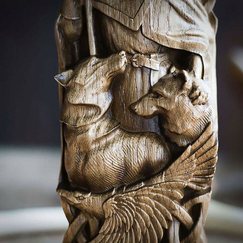 WorldNorse God Odin The Allfather Sculpture - image 3