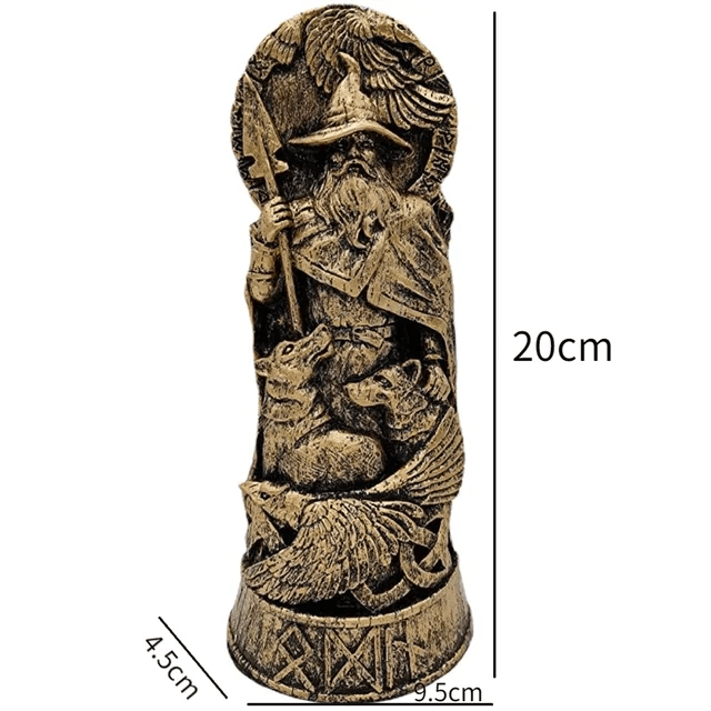 WorldNorse God Odin The Allfather Sculpture - image 7