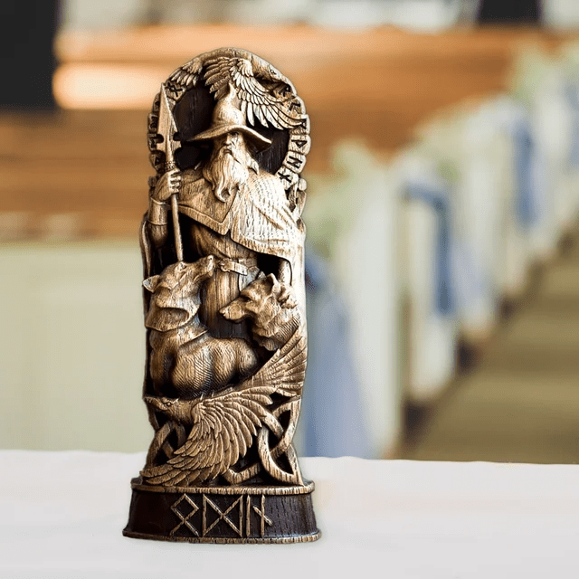 WorldNorse God Odin The Allfather Sculpture - image 6
