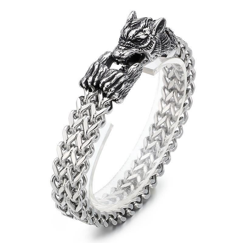 WorldNorse Wolf Head Stainless Steel Bracelet - image 3