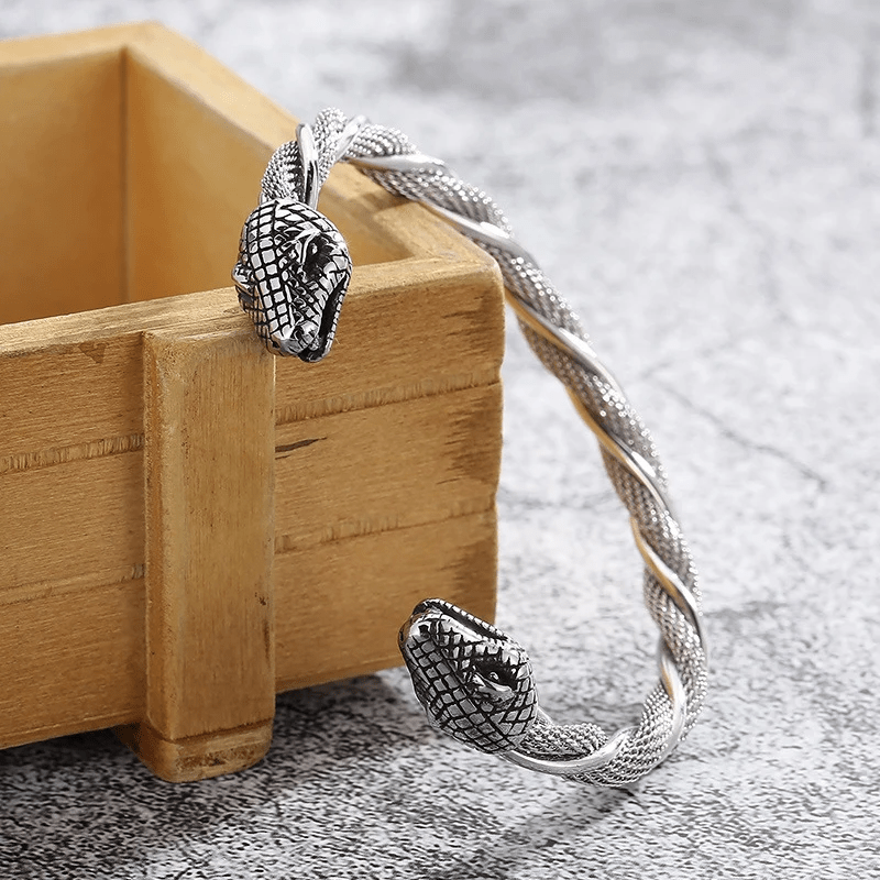 WorldNorse Double Headed Snake Bracelet - image 3