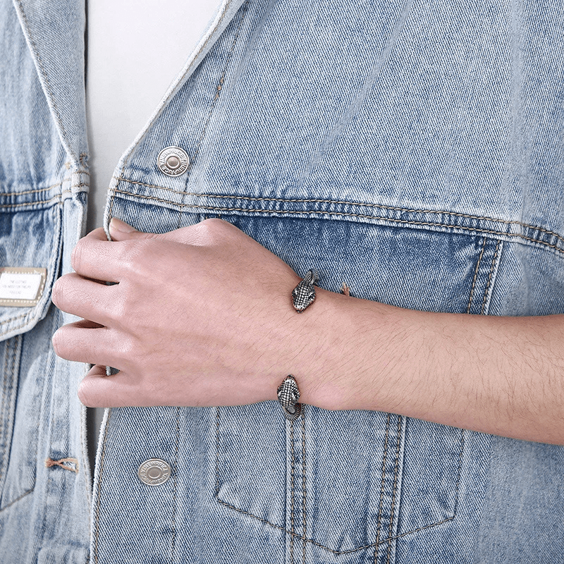 WorldNorse Double Headed Snake Bracelet - image 2