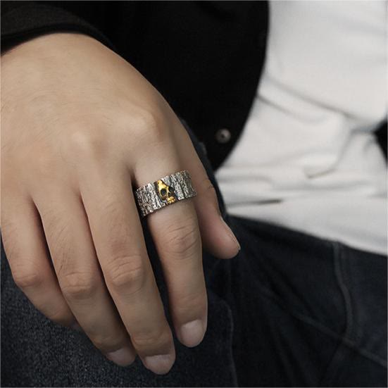 WorldNorse Immortality Skull Engraved Ring - image 2