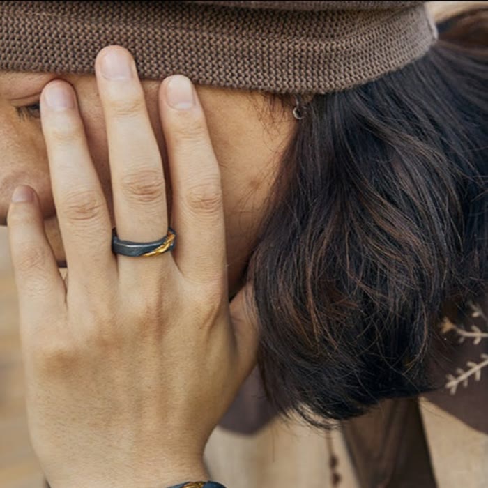 FREE Today: Flowing Fire Gold Inlay Adjustable Bracelet / Ring - image 19