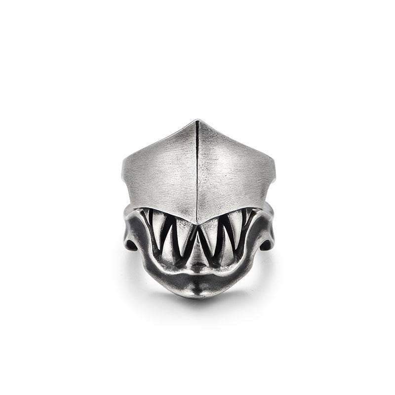 WorldNorse Beast Head Upper And Lower Jaw Ring