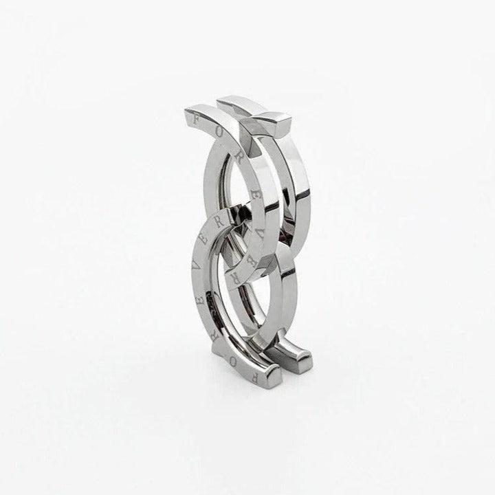 WorldNorse Unique Kissing Fish Transforming Ring To Necklace