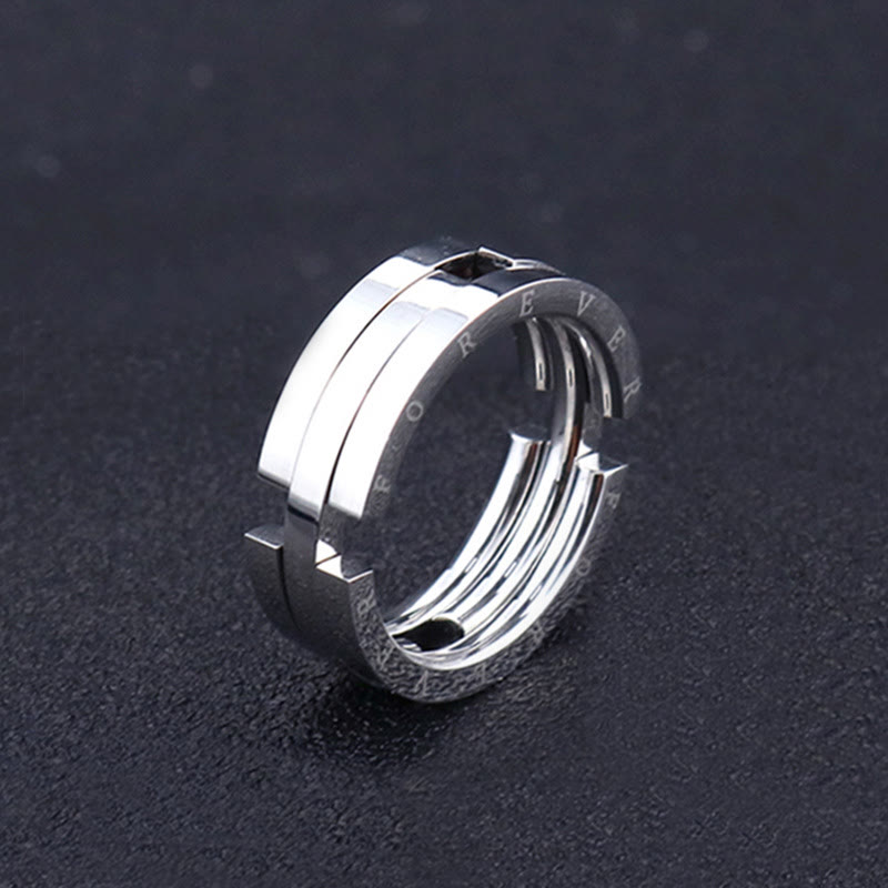 WorldNorse Unique Kissing Fish Transforming Ring To Necklace