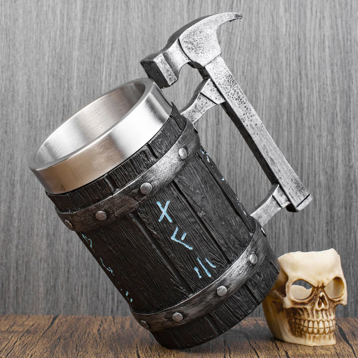 WorldNorse Nordic Viking Rune Hammer Mug - Cup - image 0