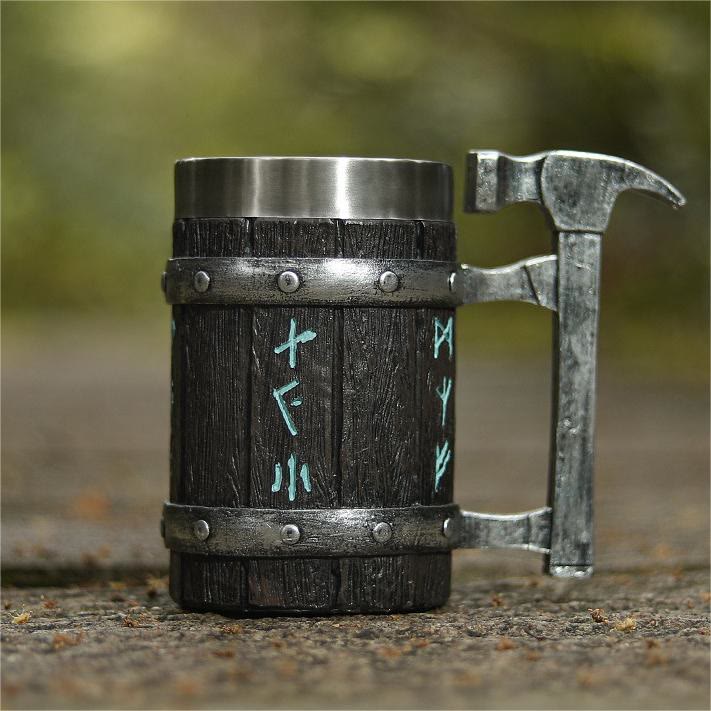 WorldNorse Nordic Viking Rune Hammer Mug - image 9