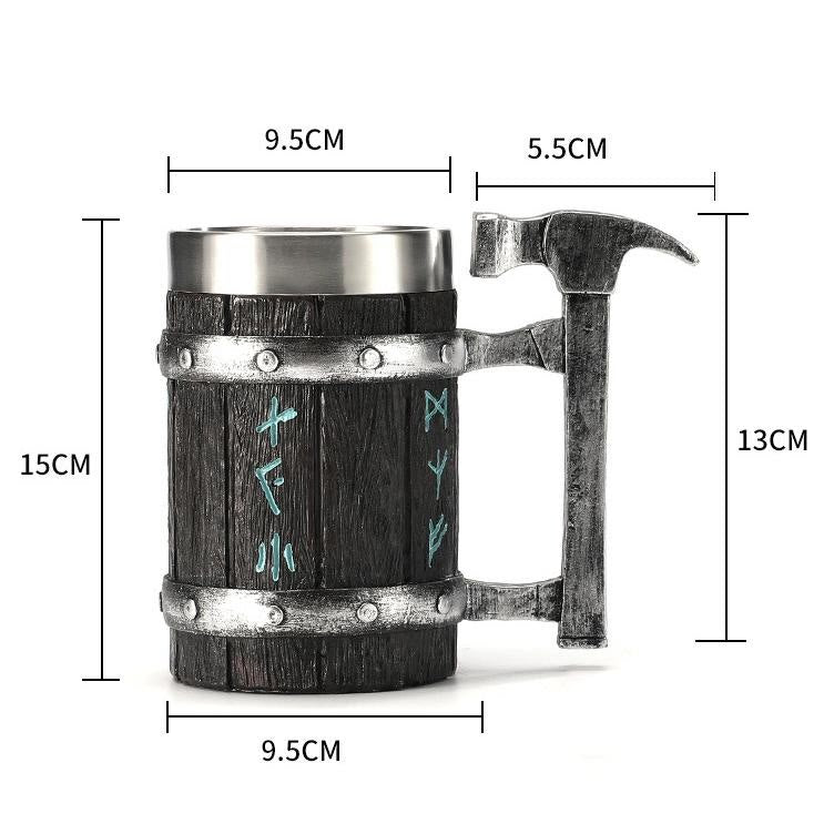 WorldNorse Nordic Viking Rune Hammer Mug - image 12