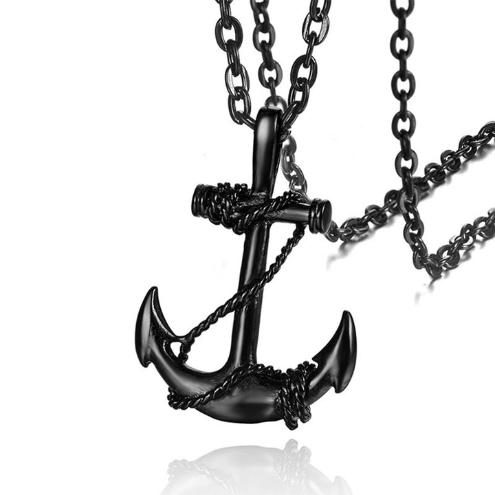 WorldNorse Vintage Anchor Necklace