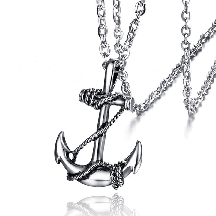 WorldNorse Vintage Anchor Necklace