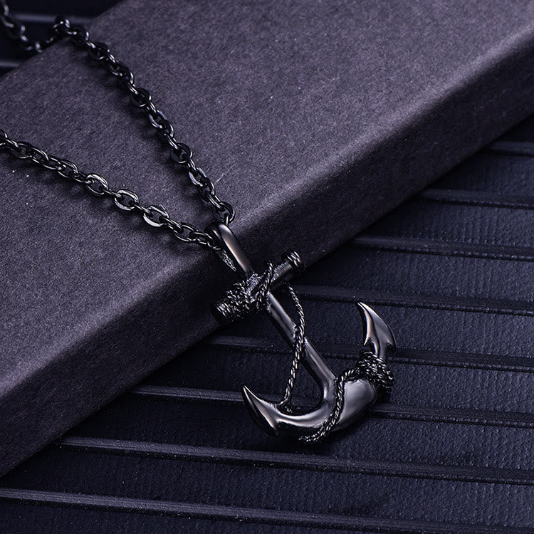 WorldNorse Vintage Anchor Necklace