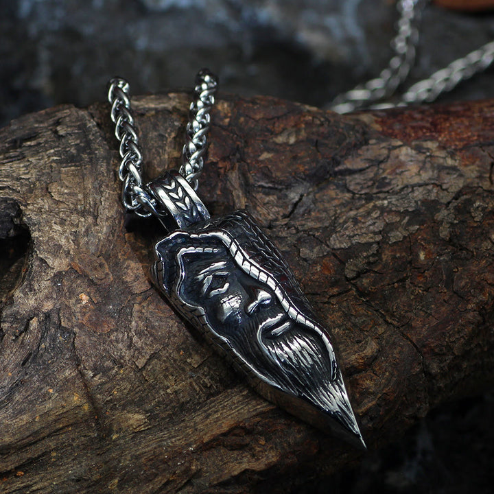 WorldNorse Allfather's Wisdom Hair Rune Necklace