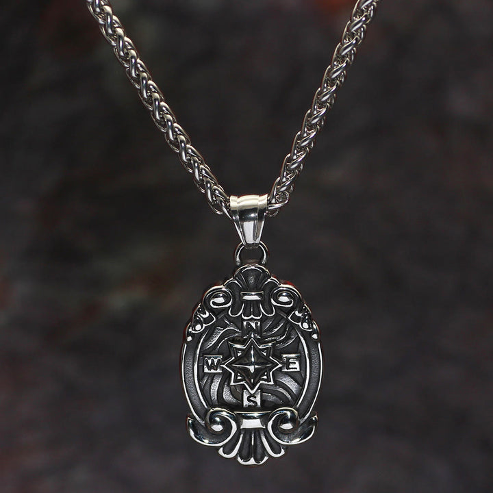 WorldNorse Nordic Compass Pendant Necklace