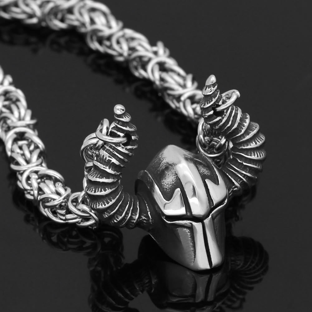 WorldNorse Nordic Worrior Helmet Necklace