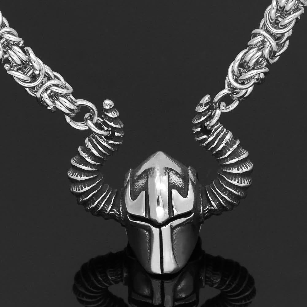 WorldNorse Nordic Worrior Helmet Necklace