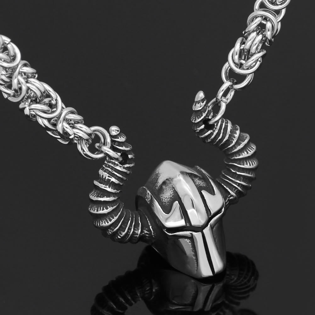 WorldNorse Nordic Worrior Helmet Necklace