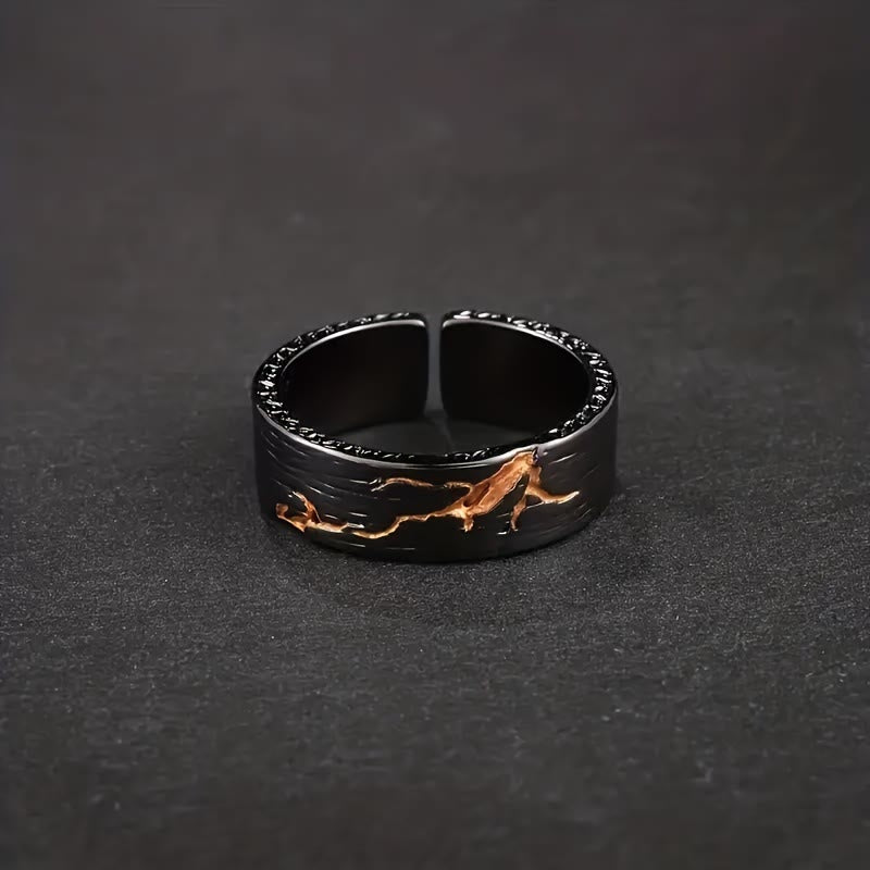 WorldNorse Golden Stone Ring - image 1