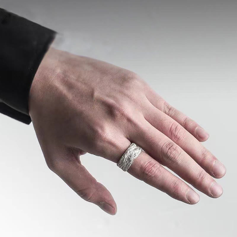 WorldNorse Hammered Fracture Ring - image 7