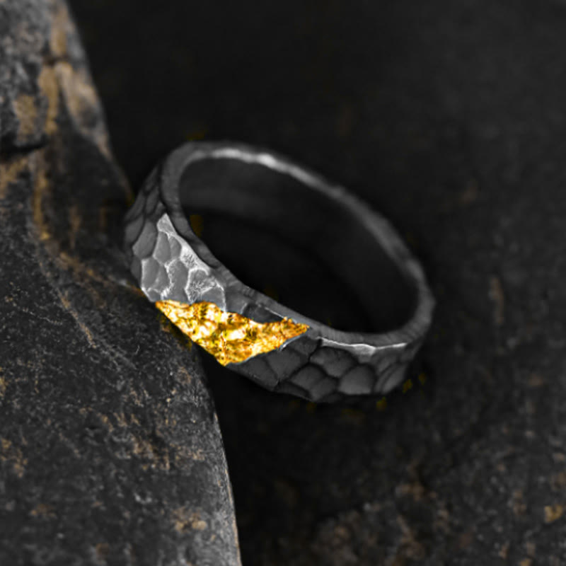 WorldNorse Handcrafted 999 Silver Moonlit Mountain Ring - image 3
