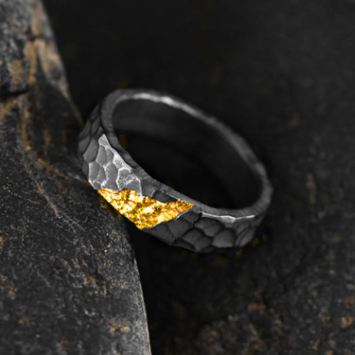 WorldNorse Handcrafted 999 Silver Moonlit Mountain Ring - image 3